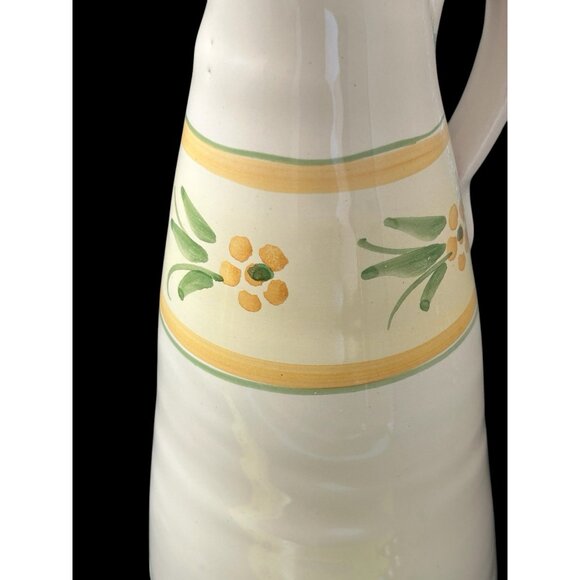 Oil or Vinegar w Stopper Jug 10.5”H Red Clay Stoneware Pottery French Cottage - Picture 11 of 14